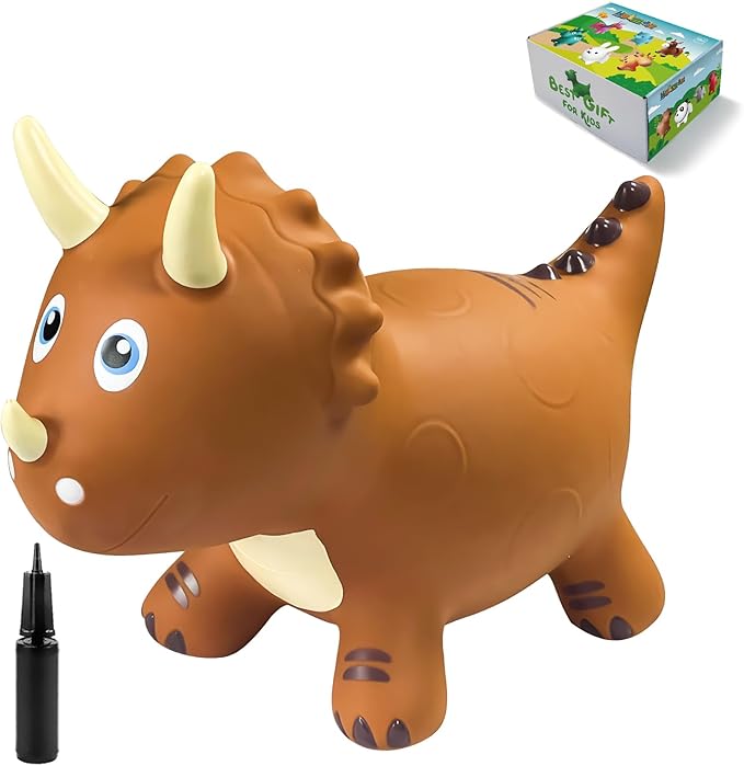 HotMax Dinosaur Bouncy Hopper Toys, Bouncy Horse for Toddlers 18 Months 2 3 4 Year