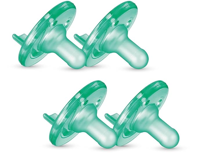 Philips AVENT Soothie Pacifier, 0-3 Months 4 Pack, SCF190/41