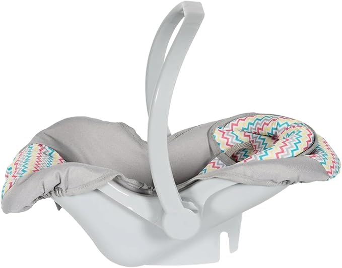 Adora Baby Doll Car Seat Carrier with Removable Cover - Machine Washable, Fits Most Dolls and Stuffed Animals Birthday Gift For Ages 2+