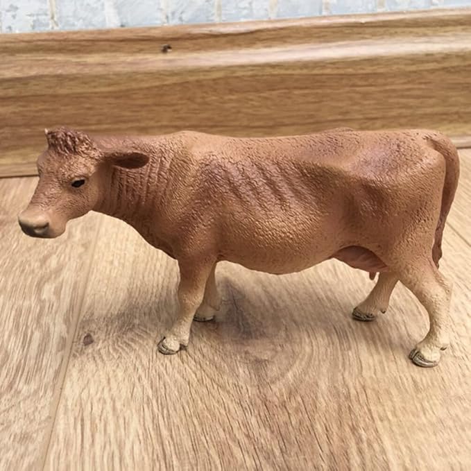 ibasenice Cows Figures, Cow and Calf Toys Farm Animal Toys