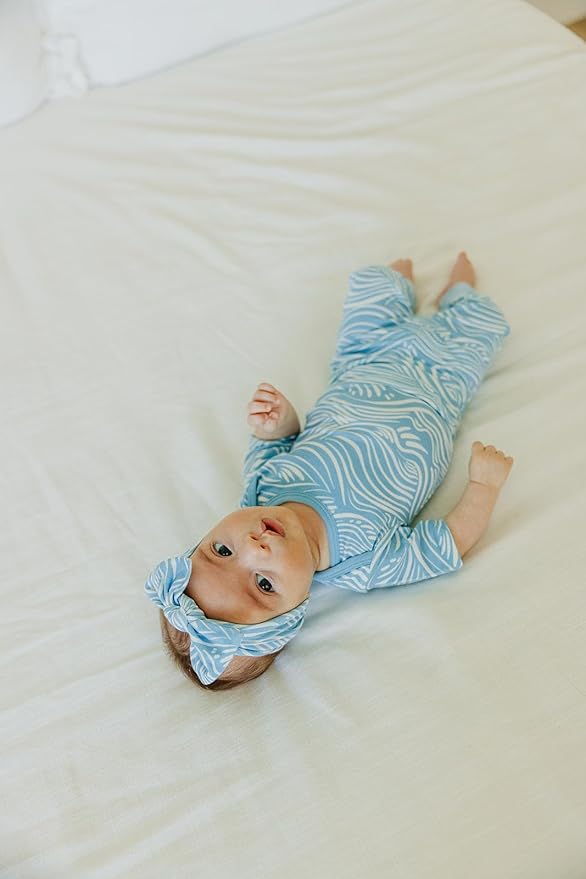 Copper Pearl Baby Bows: Stylish Headbands for Baby Girls, Premium Soft and Stretchy Baby Headbands