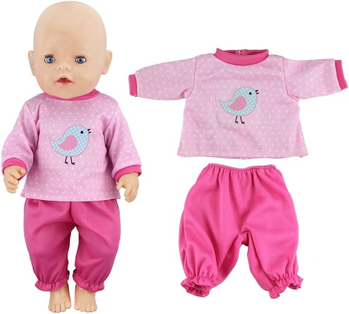 SOTOGO 20 Pieces Baby Doll Care Set Doll Feeding and