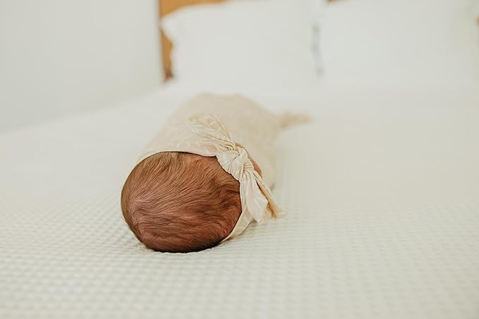 Copper Pearl Baby Bows: Stylish Headbands for Baby Girls, Premium Soft and Stretchy Baby Headbands