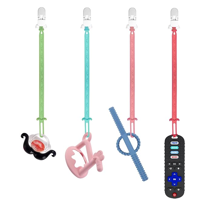 Baby Teething Toys, Food Grade Silicone Teethers for Babies 3 6 12 18 Months