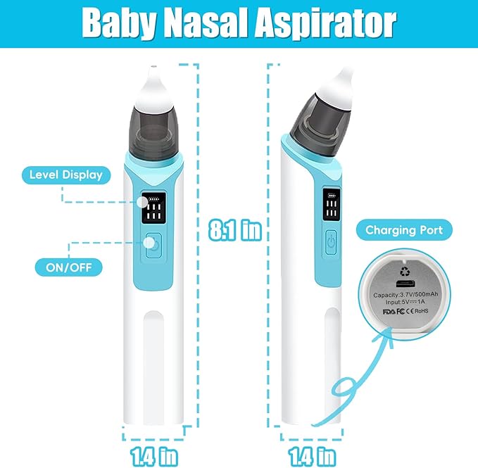 Nasal Aspirator for Baby, Electric Nose Aspirator for Toddler