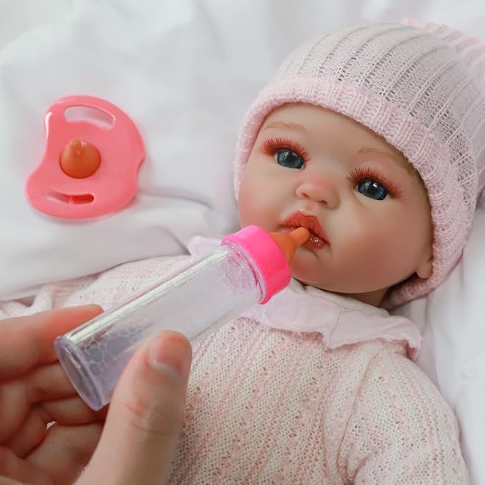 Magic Juice and Milk Nursing Bottle with Pacifier for Baby 3 Piece 4+ (Pink)