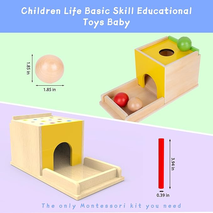 Montessori Toddler Play Kit Montessori Box Toys for 1 Year 2 Years (5-for-1)