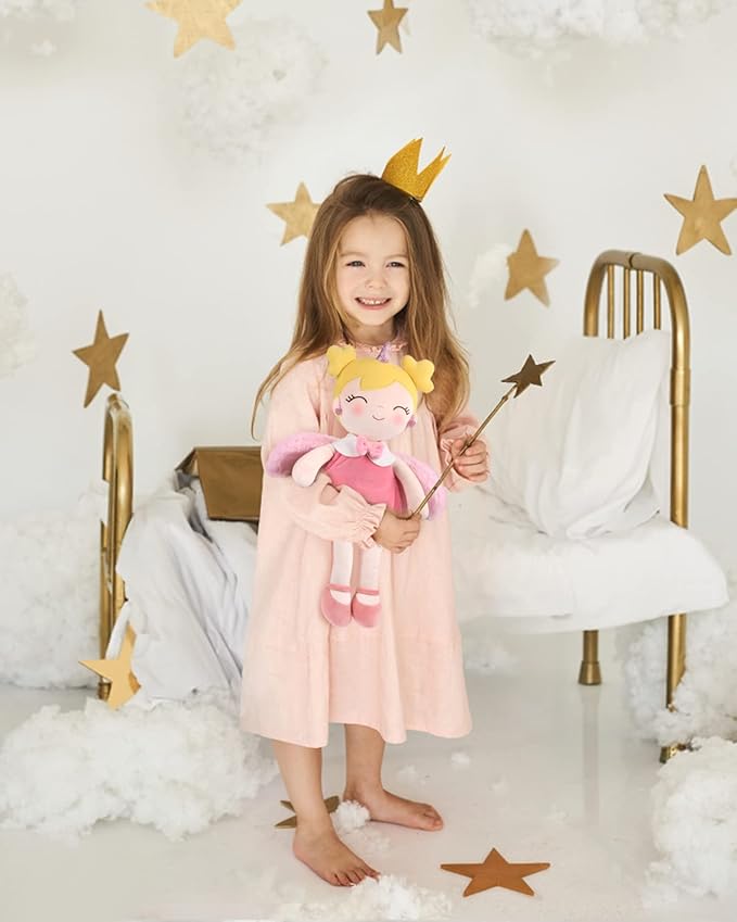 GAGAKU Soft Baby Doll Plush Unicorn Girl Angle with Wings 17” Cute