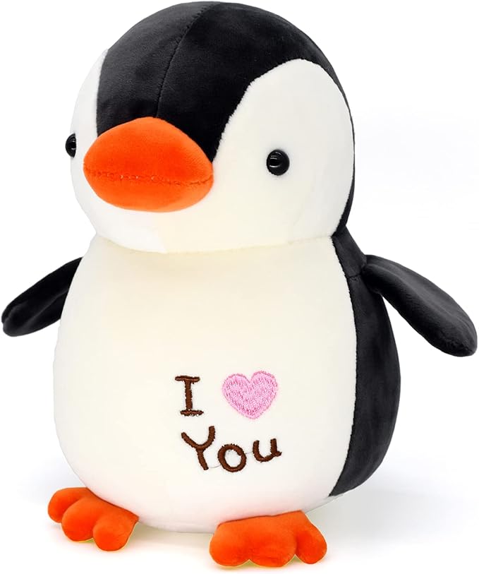HWD 8.7" Soft Stuffed Penguin Dolls, Stuffed Animals Toys