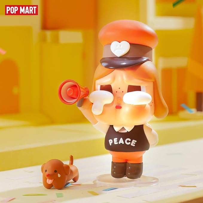 POP MART CRYBABY Crying Parade Series Blind Box Figures, Random Design Mystery Toys for Modern Home Decor