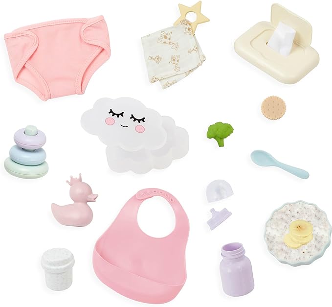 LullaBaby – Meal Time & Changing Set 14-inch Baby 2 &