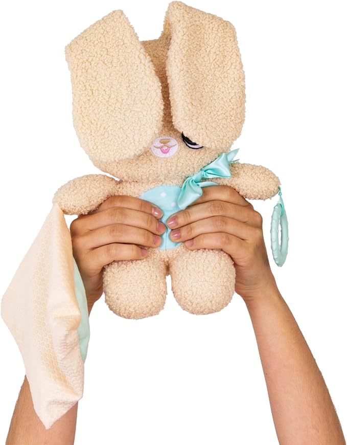 IMC Toys Peekapets Peek-A-Boo Bunny Plush - Baby Shower Stuffed Animal, Brown Bear Plush Doll 1-3