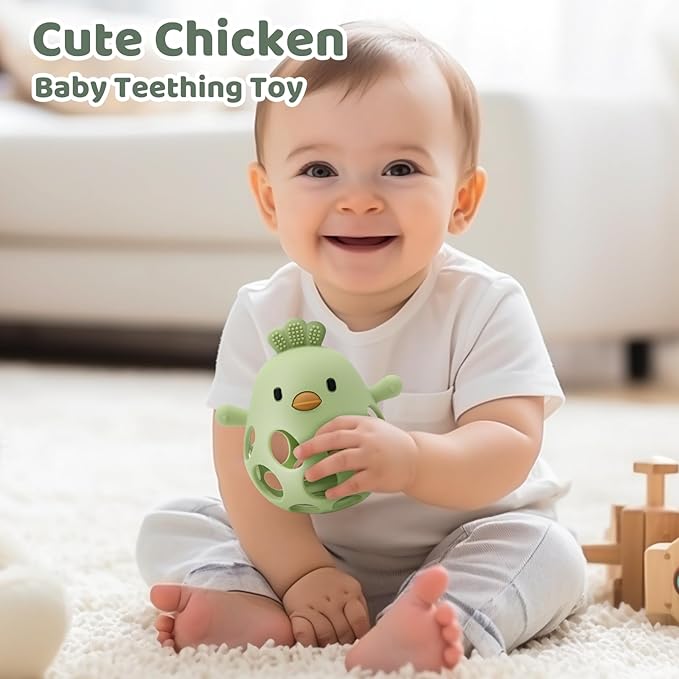 Baby Teething Toys Silicone Teethers - Babies Toys Chew Toys 0-6 6-12