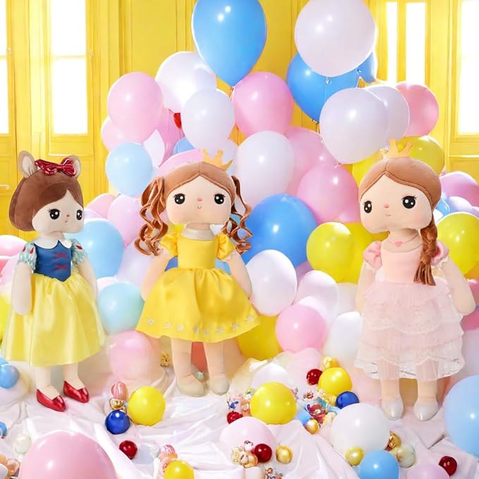 Princess Dolls, Baby Girl Plush Rag Doll Figure Toys 14" Soft