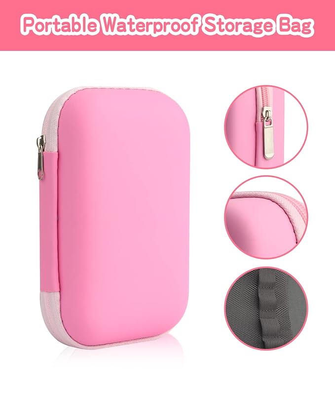 Baby Grooming Kit’╝īInfant Safety Care Setwith Hair Brush Comb Nail (20 PC-Pink