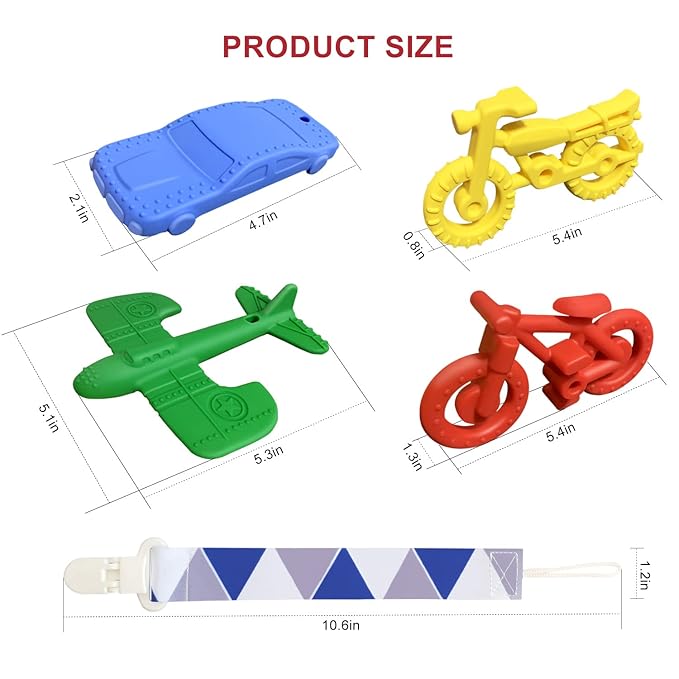 Teething Toys for Babies 6-12 Months 12-18 Months, Baby Teething Toys (6 Pack)