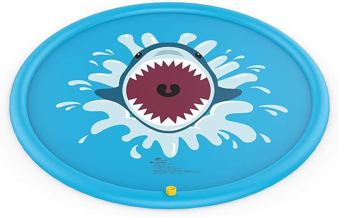 Jasonwell Splash Pad Sprinkler/ Play Mat for Kids, Outdoor Water Toys Inflatable for Baby Toddler Boys Girls Children Age 18+ Months