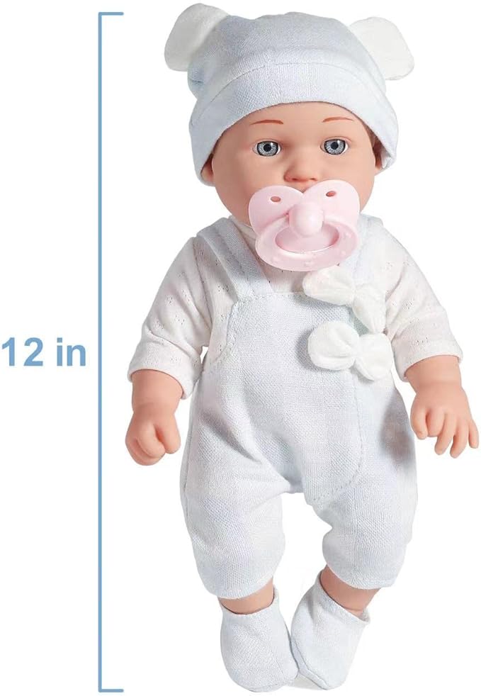 12 inches Realistic Twins Baby Doll with Clothes and Pacifiers, 36 Months