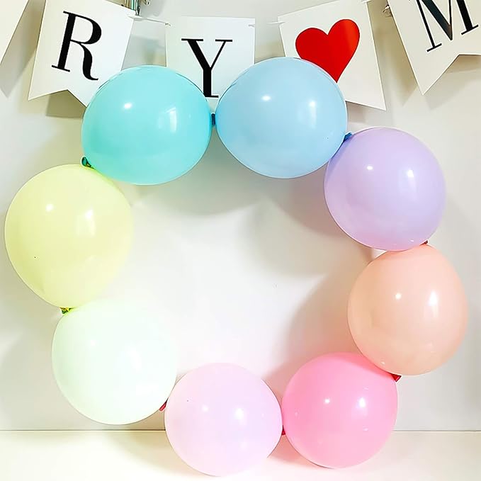10 Inch Assorted Color Latex Link Balloon 50 Pcs Quick