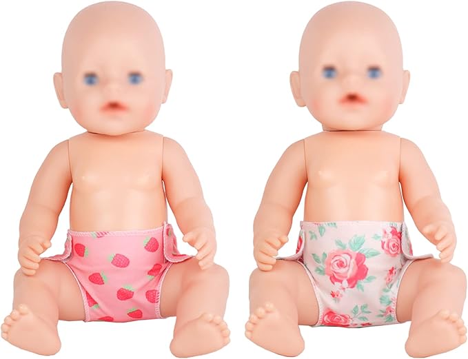 SOTOGO 10 Pieces Doll Diapers Doll Underwear Doll Underpants Doll 14-18 Inch