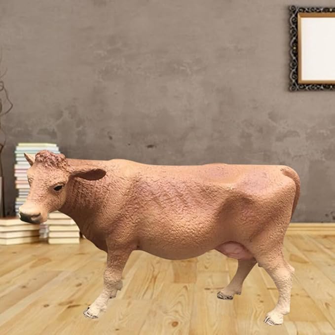 ibasenice Cows Figures, Cow and Calf Toys Farm Animal Toys