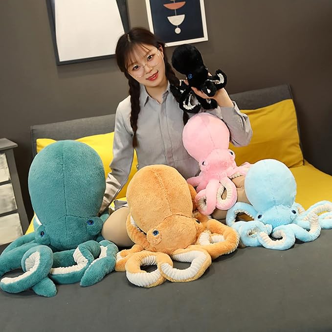 Octopus Stuffed Animals Octopus Plush Doll Toys Octopus Stuffed Toys Gift for Kids and Lovers for Birthday, Christmas Day(17.7-inch Blue)