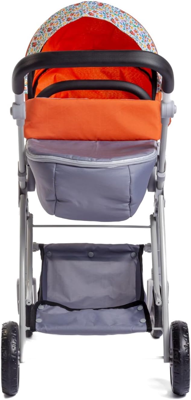 JC Toys - for Keeps Playtime | Deluxe Folding Sports Pram Stroller 20" | 3+
