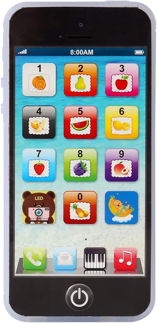 Yphone, Pretend Smart Mobile Toy Phone for Toddler Baby & Kids