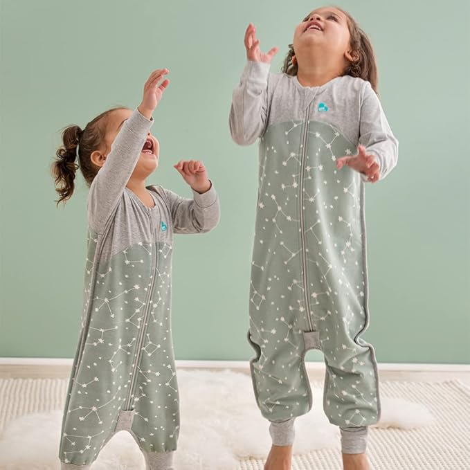 Love to Dream Organic Long Sleeve Baby Sleep Suit, Super Soft Temp Regulating Sleeping Sack