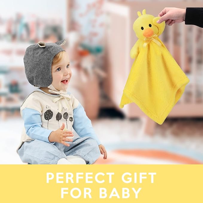 Pro Goleem Duck Security Blanket Soft Yellow Baby Lovey Unisex 16 Inch