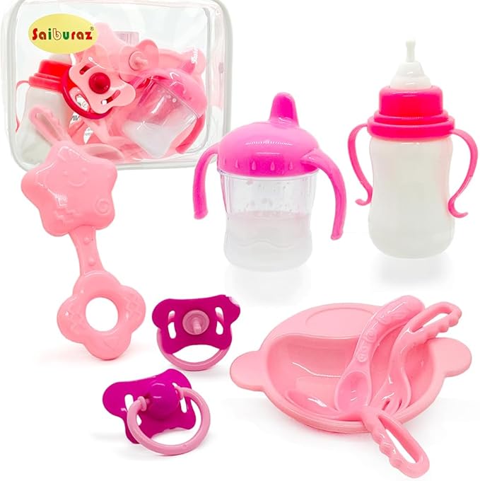 Sound Baby Doll Accessories Toys Baby Doll Magic Bottles 3 4 5 6 10-14" Doll))