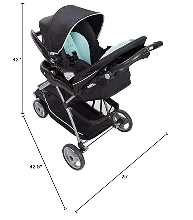 Baby Trend EZ Ride 35 Travel System, Doodle Dots