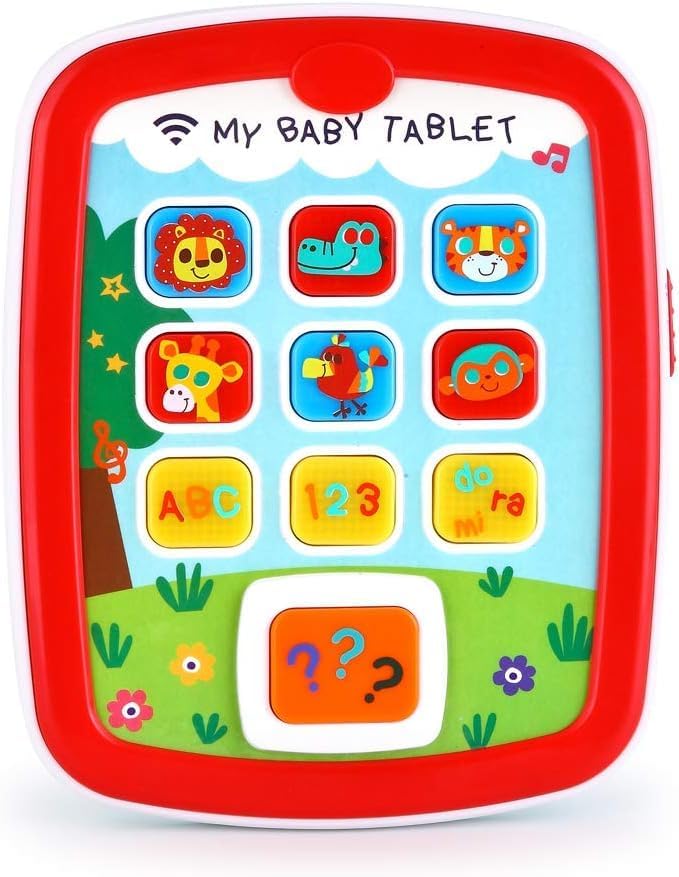 Infant Toys Baby Tablet Toys, Baby Toys 12-18 Months Musical Toys for Toddlers 1-3 1 2 3 Year