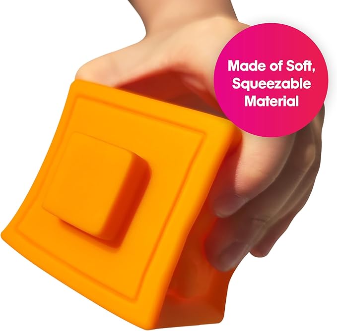 Edushape Mix & Match Textured Blocks - Set of 10 Stacking Blocks