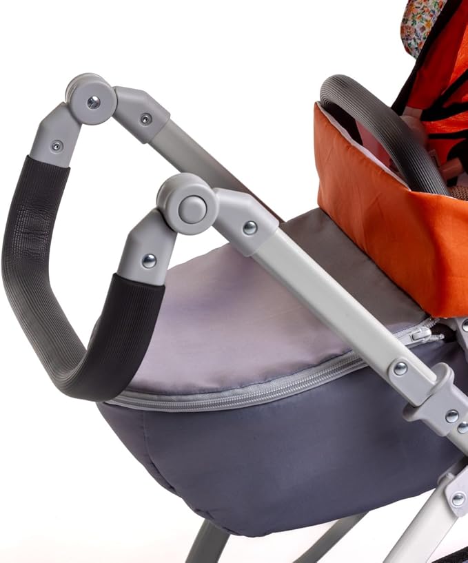 JC Toys - for Keeps Playtime | Deluxe Folding Sports Pram Stroller 20" | 3+