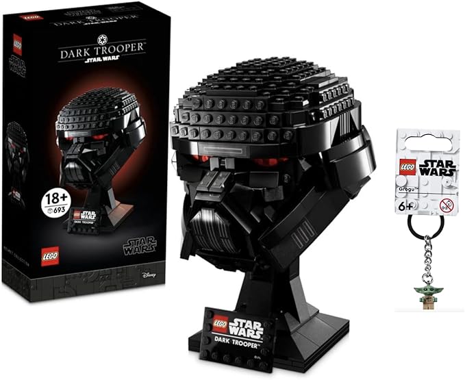 LEGO Star Wars Helmet Bust Building Set Collection + Grogu