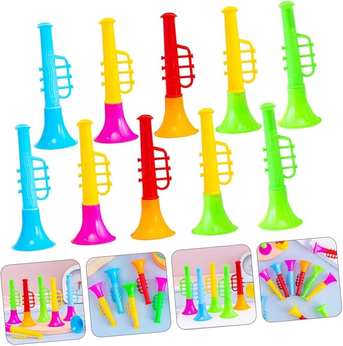ibasenice 25pcs Trumpet Toy Toddler Toy Baby Instruments Puzzle Toy