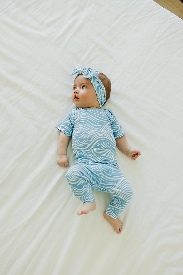 Copper Pearl Baby Bows: Stylish Headbands for Baby Girls, Premium Soft and Stretchy Baby Headbands