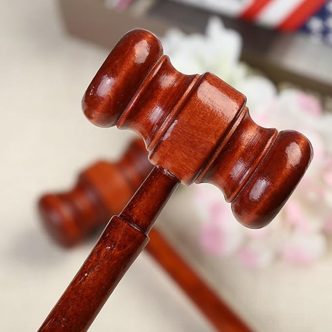 ibasenice Toddlers Hammer Costume Accessories - 2pcs Wooden Toddlers Toys