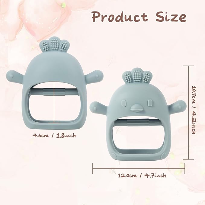 Baby Teethers 3-6 Months, BPA Free Baby Chewing Toys