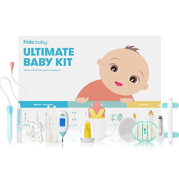 Frida Baby Ultimate Baby Kit | Baby Essentials Gift Set Includes Wellness, Sick Day