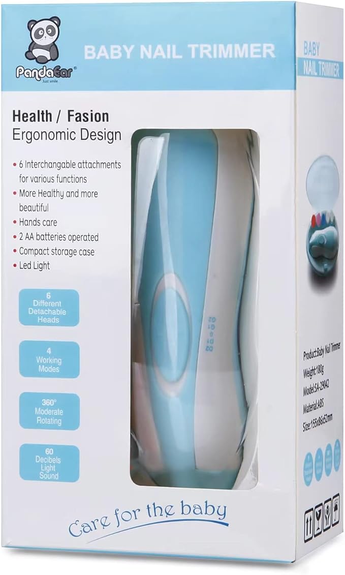 PandaEar Baby Nail Manicure Pedicure Grooming Care Kit & Baby Nail Trimmer