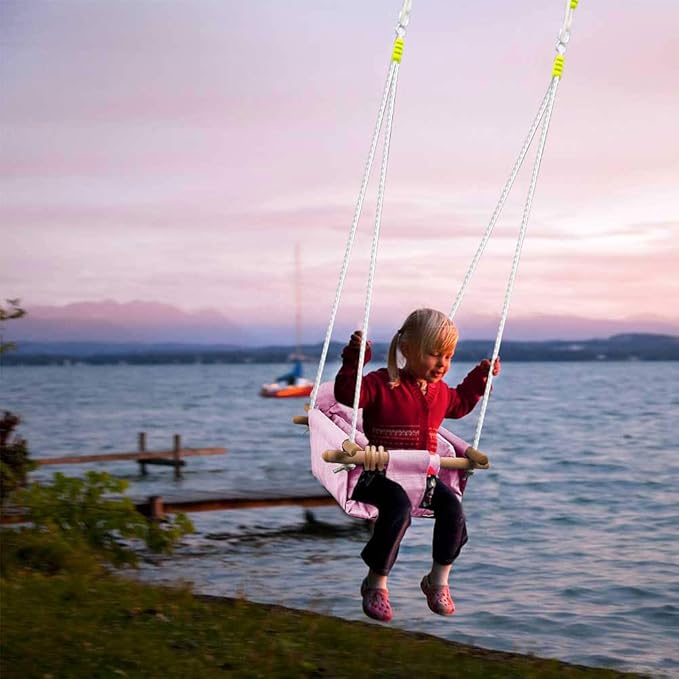 Baby Canvas Hanging Swing Seat Toddler Secure Indoor & Outdoor