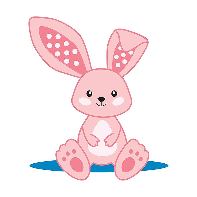 Dr. Brown's Flexees Pink Bunny, Soft 100% Silicone Baby Teether 3m+