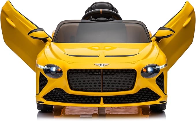 Hetoy 12V Kids Ride On Car, Licensed Bentley Bacalar Electric Vehicles w/Parent Remote Control 3 Speeds,