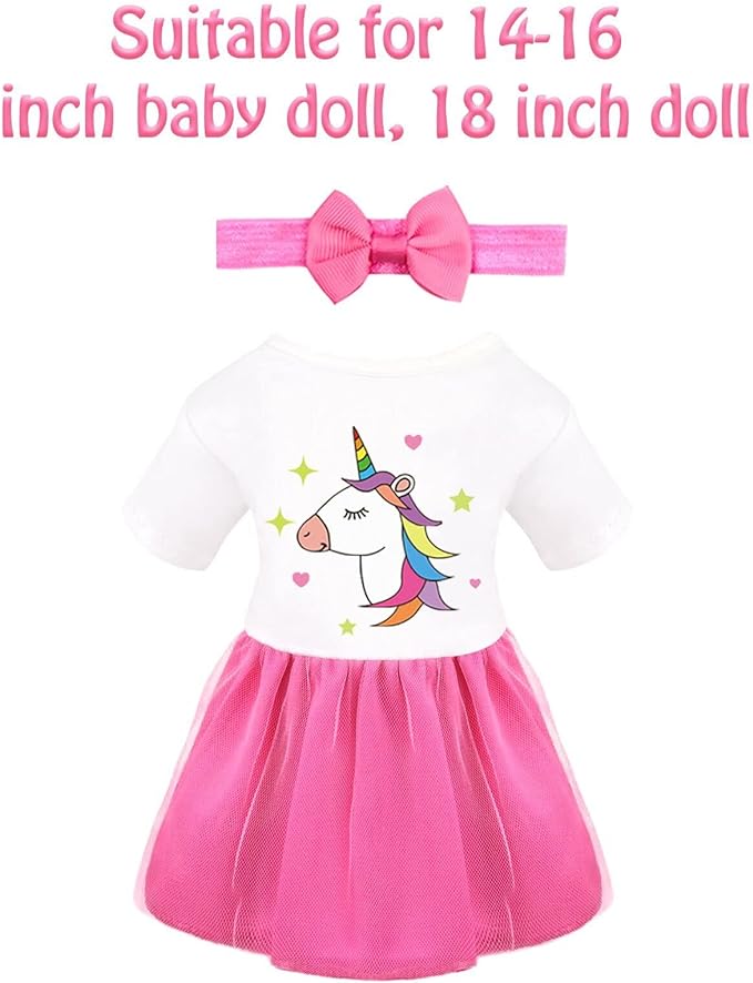 BNUZEIYI Baby Doll Accessories -Baby Doll Feeding and Caring Set 14-16 Inch 18 Inch