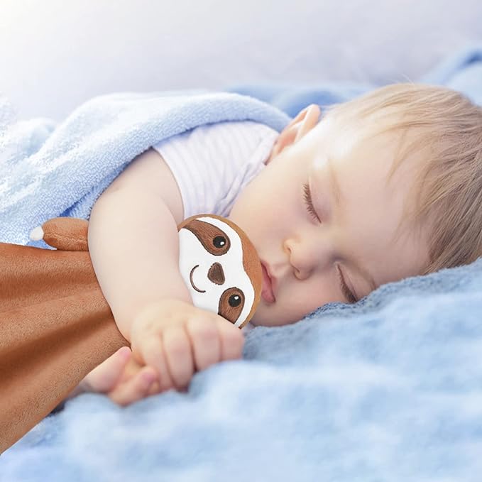 Pro Goleem Sloth Security Blanket Soft Loveys for Babies 14 Inch