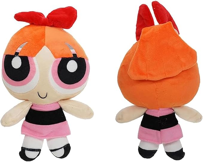 3Pcs 22cm/8inch Movie Cartoon Police Girl Plush Stuffed Doll Anime