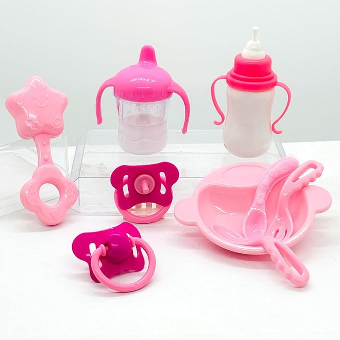 Sound Baby Doll Accessories Toys Baby Doll Magic Bottles 3 4 5 6 10-14" Doll))