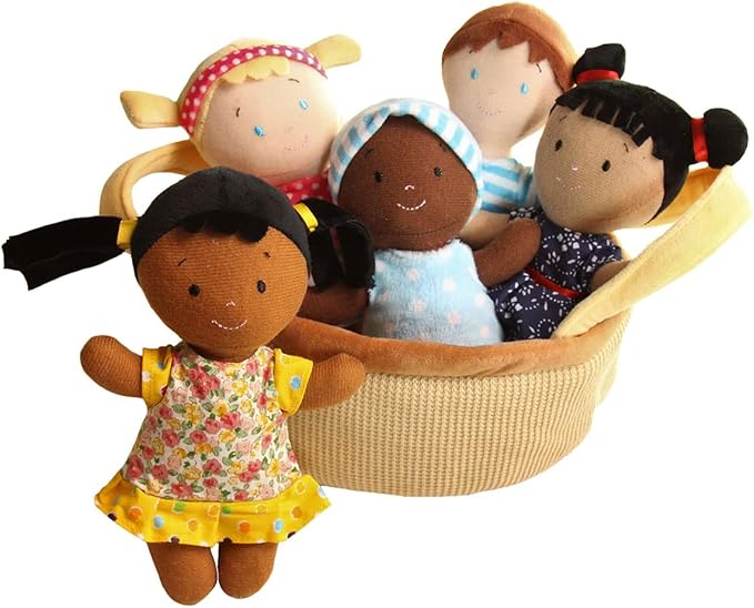 Basket of Buddies 8" Plush Diversity Dolls | Toddler Dolls 5